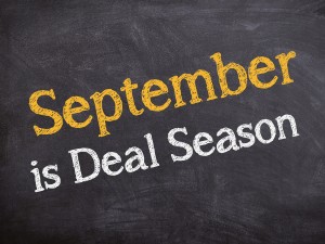 Special Offers - September is Deal Season