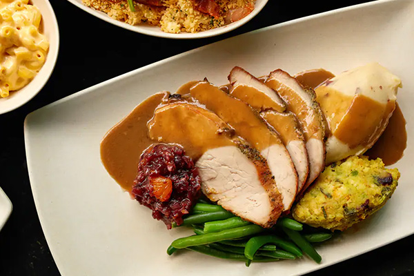 Hollywood Brown Derby Thanksgiving Food