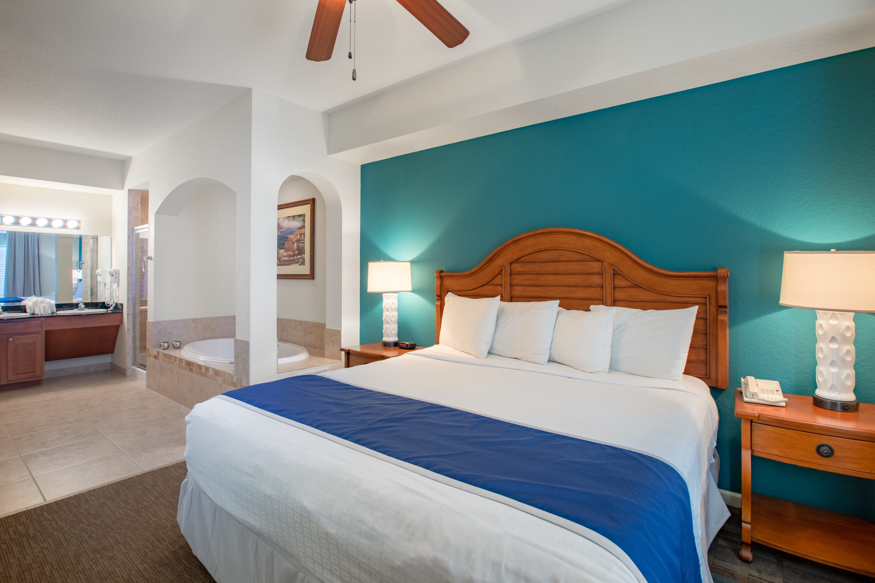 Lake Buena Vista Resort Village & Spa - Master bedroom in 2 bedroom suites - resorts in lake buena vista