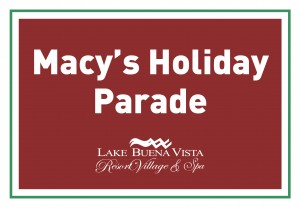 Lake Buena Vista Resort Village & Spa - Macy's Holiday Parade