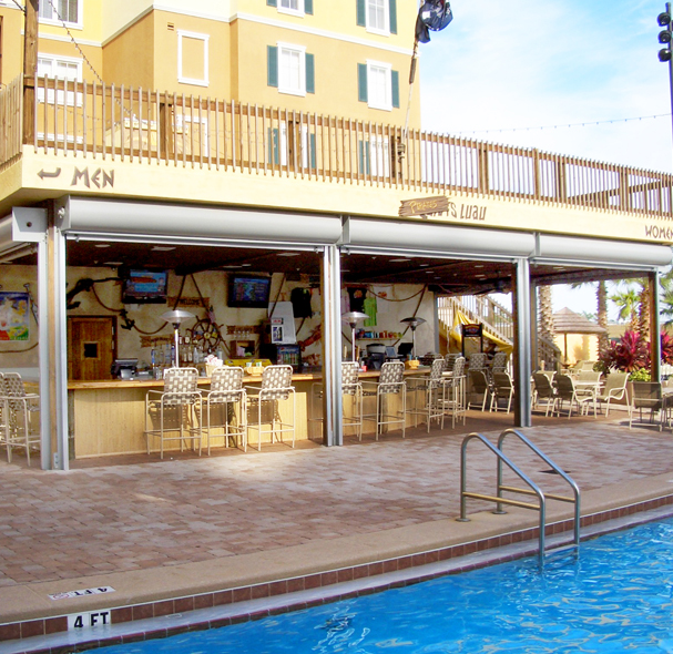 Lake Buena Vista Resort - Lani's Luau next to Pirate's Plunge Pool
