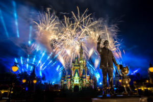 Happily Ever After fireworks at Magic Kingdom Park