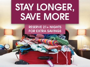 Stay Longer Save More