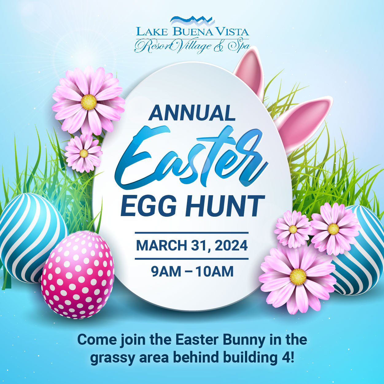 Easter Egg Hunt Easter Social Post